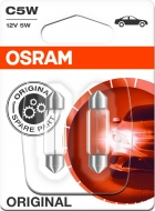 Osram Original 12V C5W pienoispolttimo 5W BLI (pari)