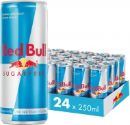 Red Bull Sugar Free -energiajuoma 250ml, 24kpl