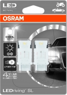 Osram LEDriving Standard SL 12V P27/7W polttimo 2/0,4W valkoinen BLI (pari)