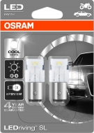 Osram LEDriving Standard SL 12V P21/5W polttimo 2/0,4W valkoinen BLI (pari)